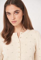 REPEAT CASHMERE Cardigan w/Pearl Buttons