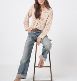REPEAT CASHMERE Crocheted Cardi