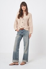 REPEAT CASHMERE Crocheted Cardi