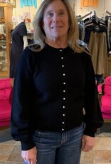 REPEAT CASHMERE Cardigan w/Pearl Buttons