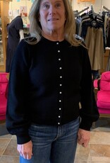 REPEAT CASHMERE Cardigan w/Pearl Buttons