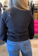 REPEAT CASHMERE Cardigan w/Pearl Buttons