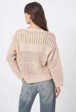 REPEAT CASHMERE Crocheted Cardi