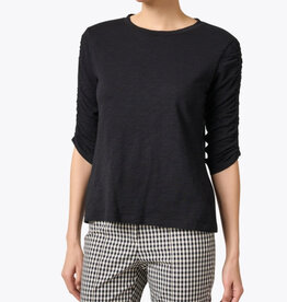 Elliott Lauren Crew w/ 3/4 Ruched Sleeve