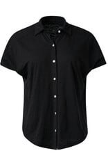Elliott Lauren Button Front Tee W/Collar