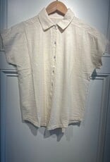 Elliott Lauren Button Front Tee W/Collar