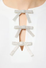 Leo & Ugo Matilda Beaded Bow Tie Top