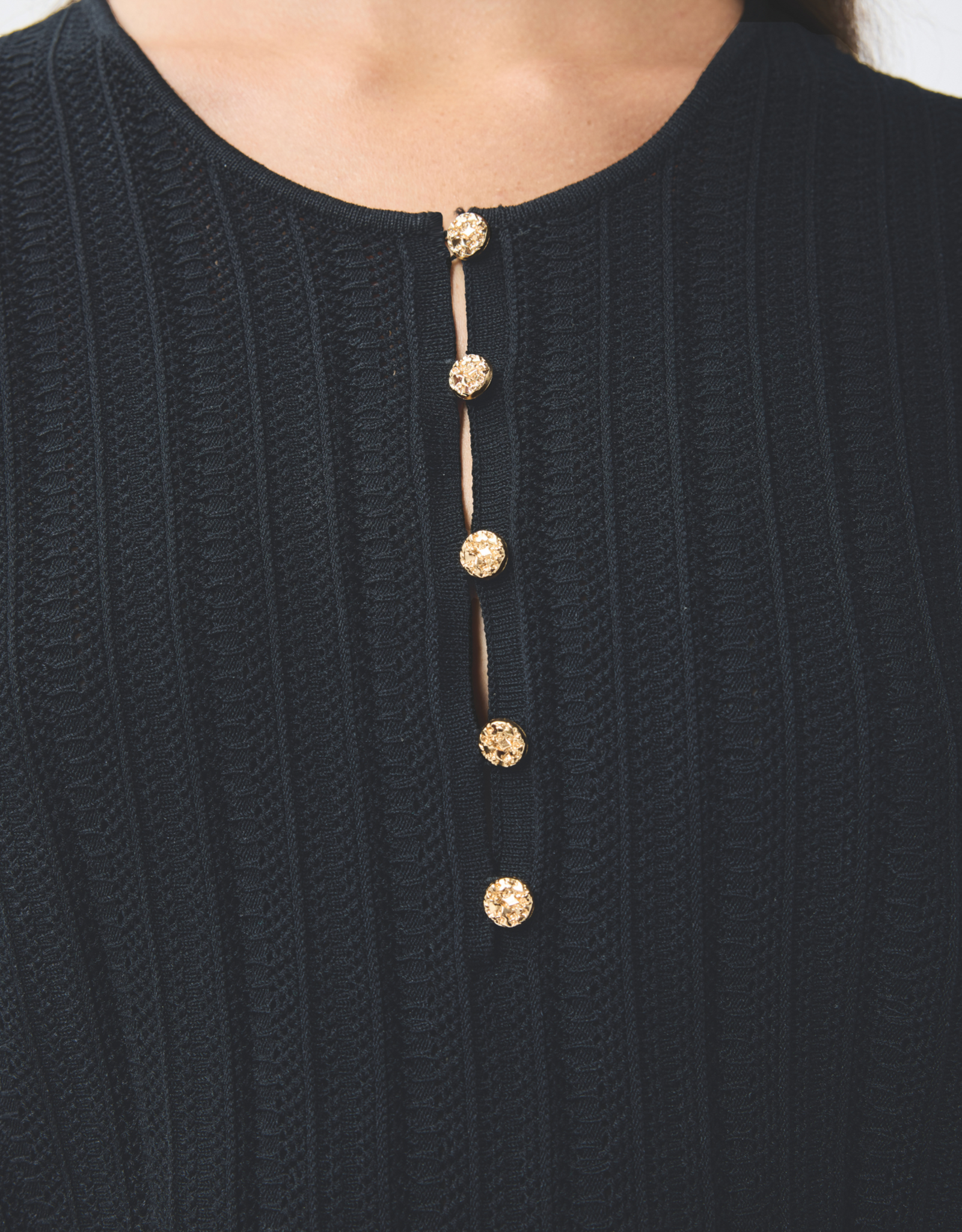 Leo & Ugo Lucie Crocheted Button Top