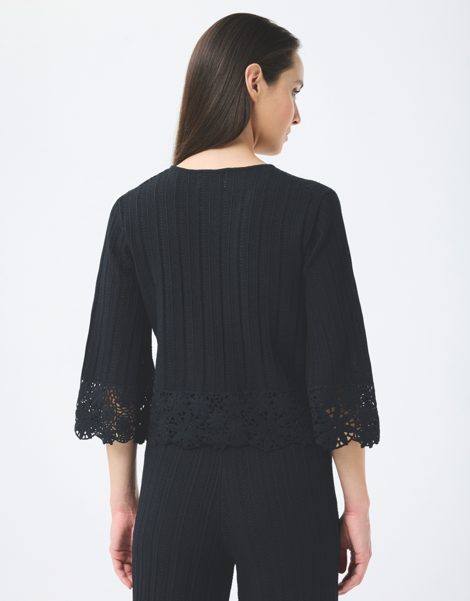 Leo & Ugo Lucie Crocheted Button Top