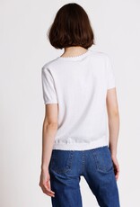 MINNIE ROSE V Tee Cotton Cashmere
