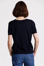 MINNIE ROSE V Tee Cotton Cashmere