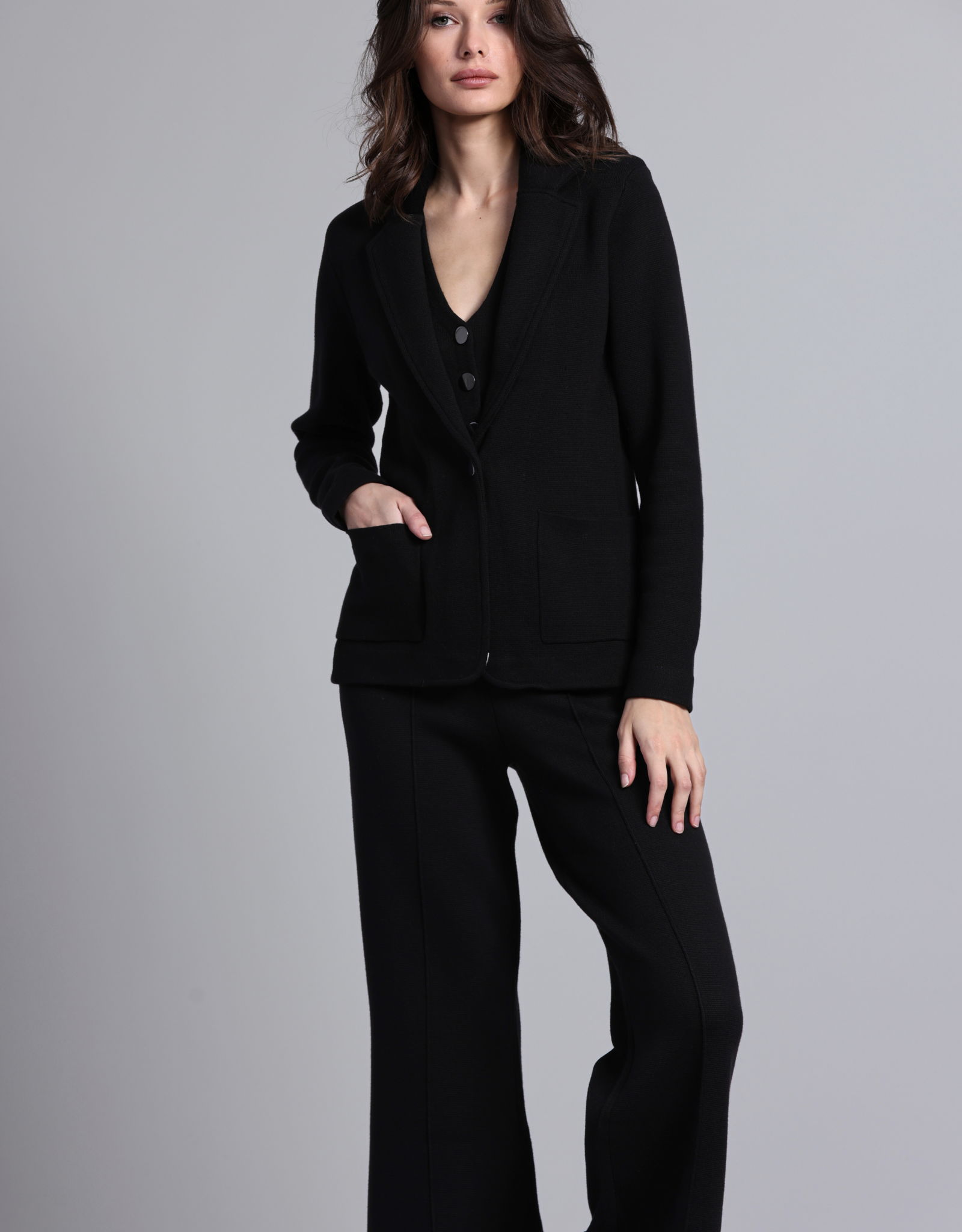 MINNIE ROSE Fitted Blazer