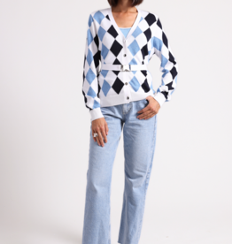 MINNIE ROSE Argyle Cardi