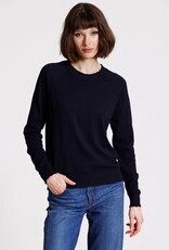 MINNIE ROSE Ctn Cash Frayed Edge Crew