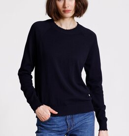 MINNIE ROSE Cotton Cash Frayed Edge