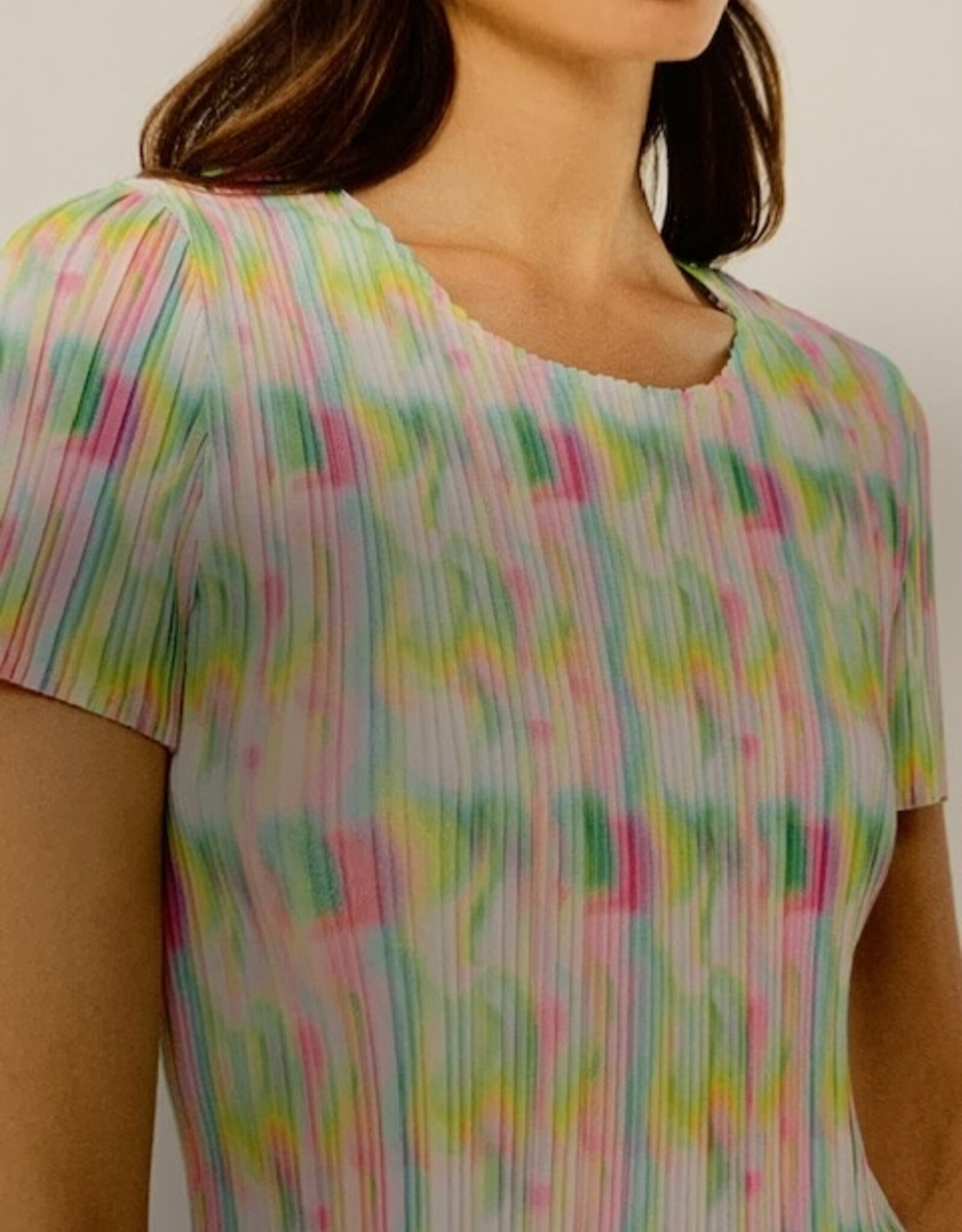 Leo & Ugo Pleated Pastel Top