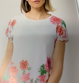 Leo & Ugo Cut Flower Beaded Tee