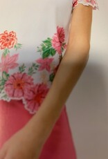 Leo & Ugo Cut Flower Beaded Tee