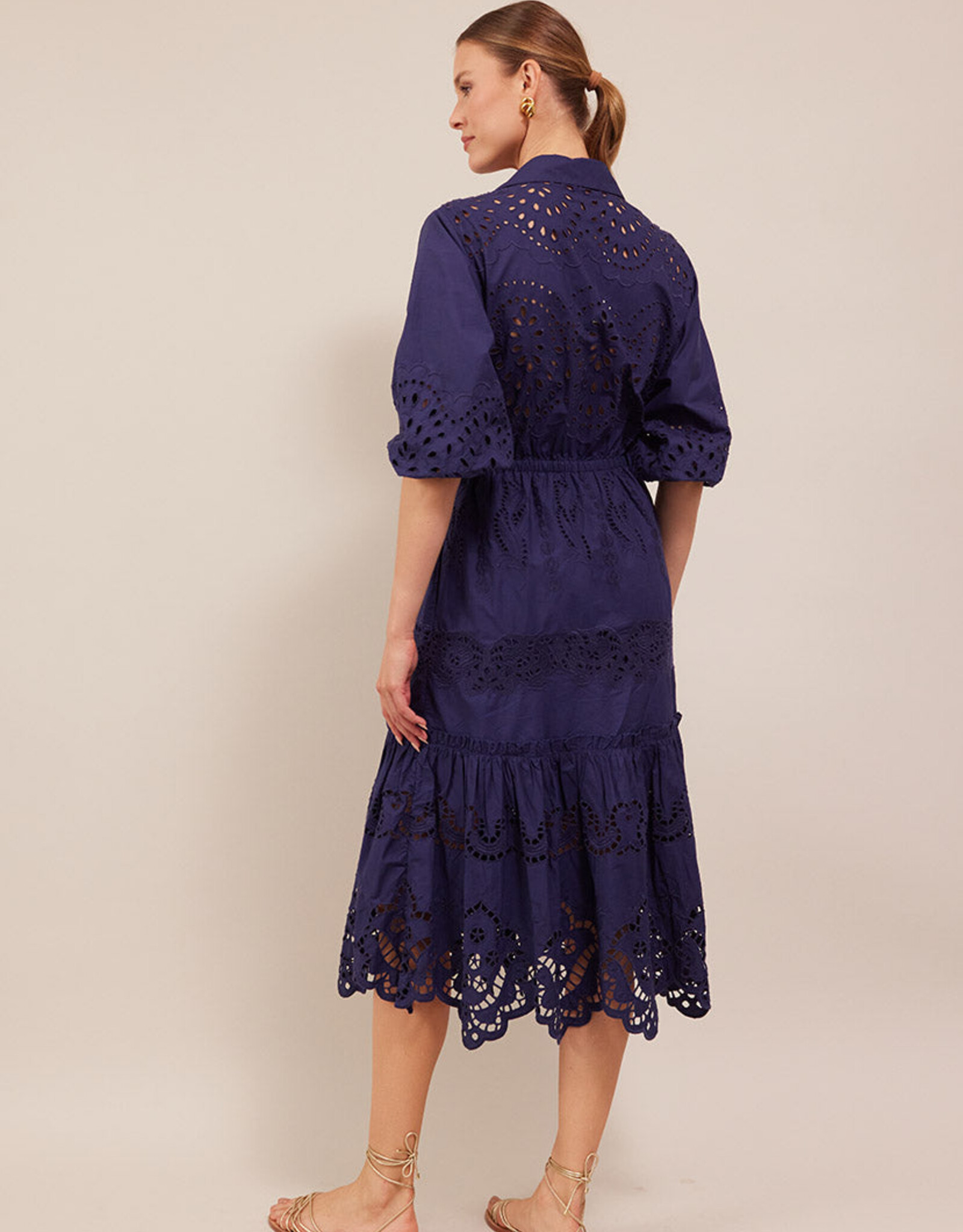 Cara Cara Hutton Embroidered Dress