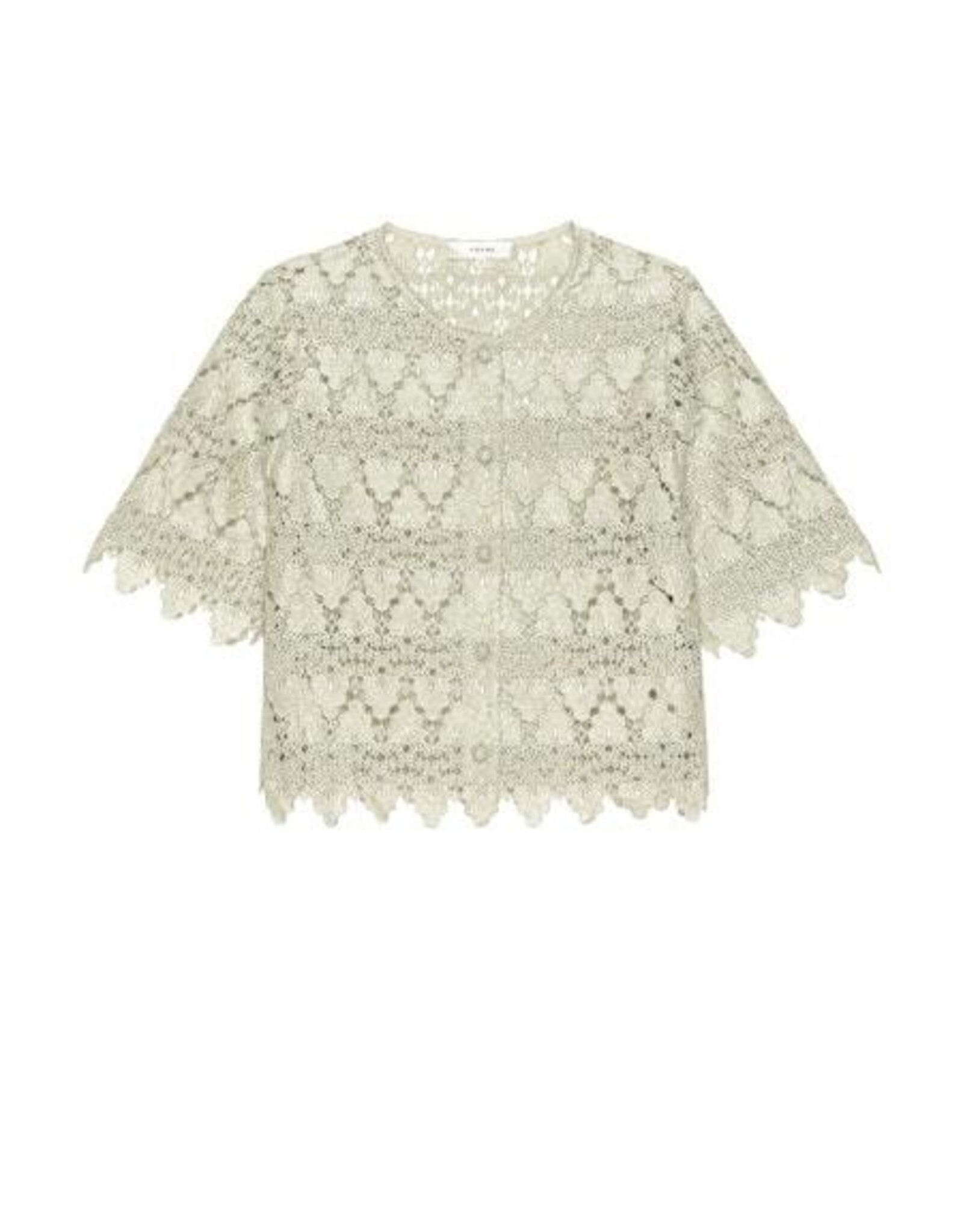 FRAME The Lace Button Up Shirt