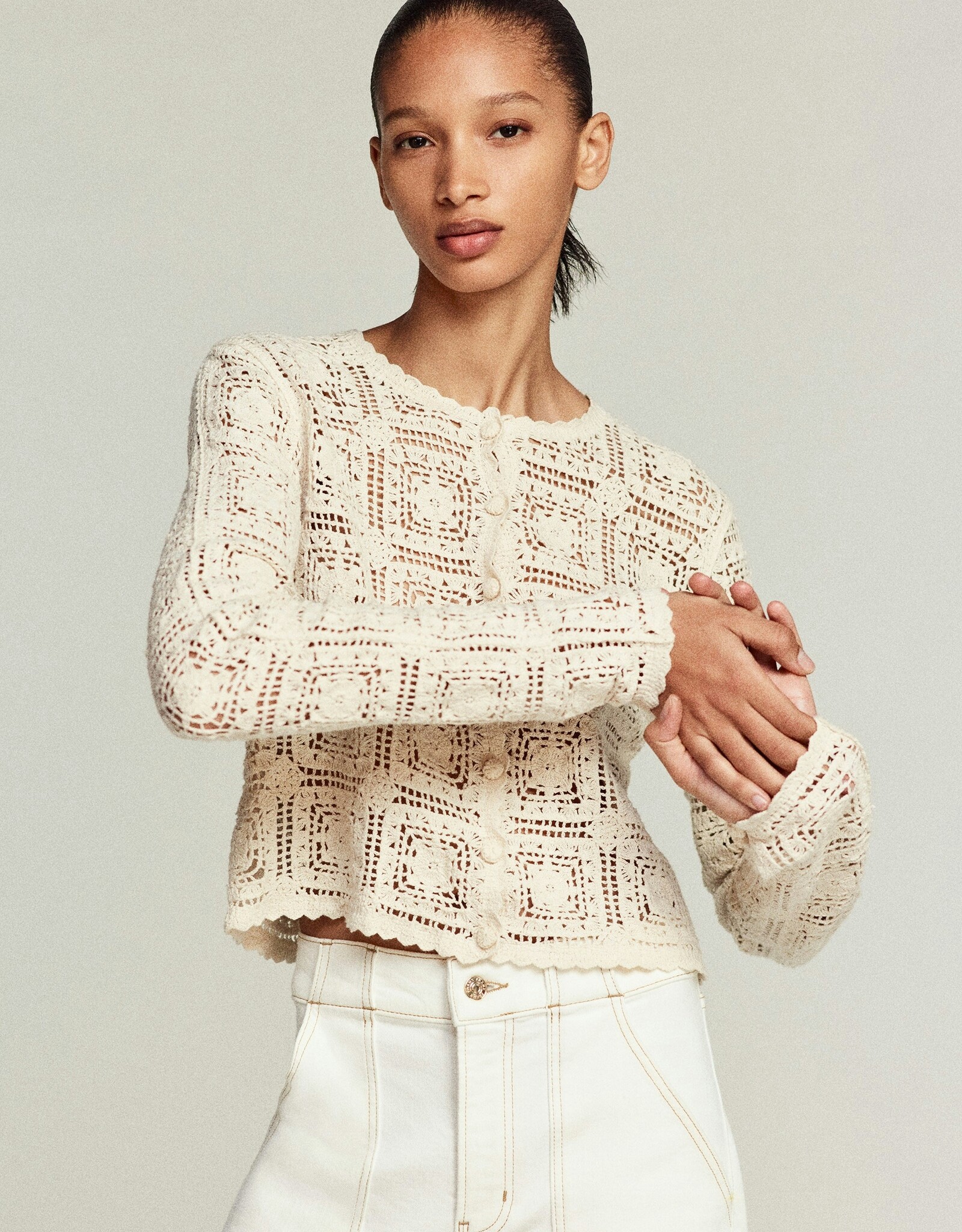 FRAME The Crochet Cardi