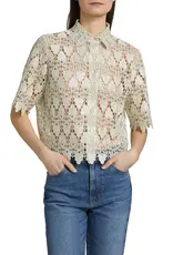 FRAME The Lace Button Up Shirt