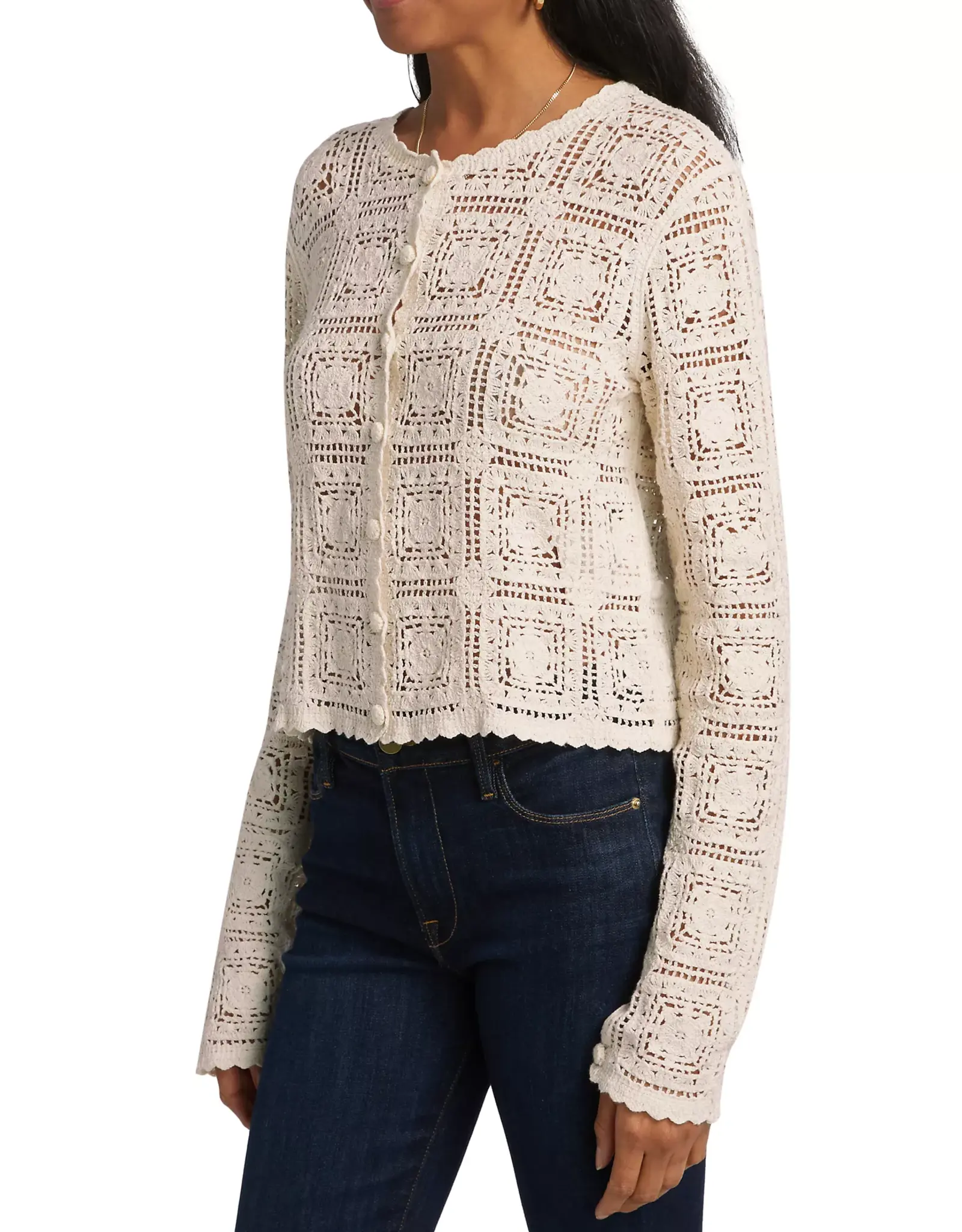 FRAME The Crochet Cardi