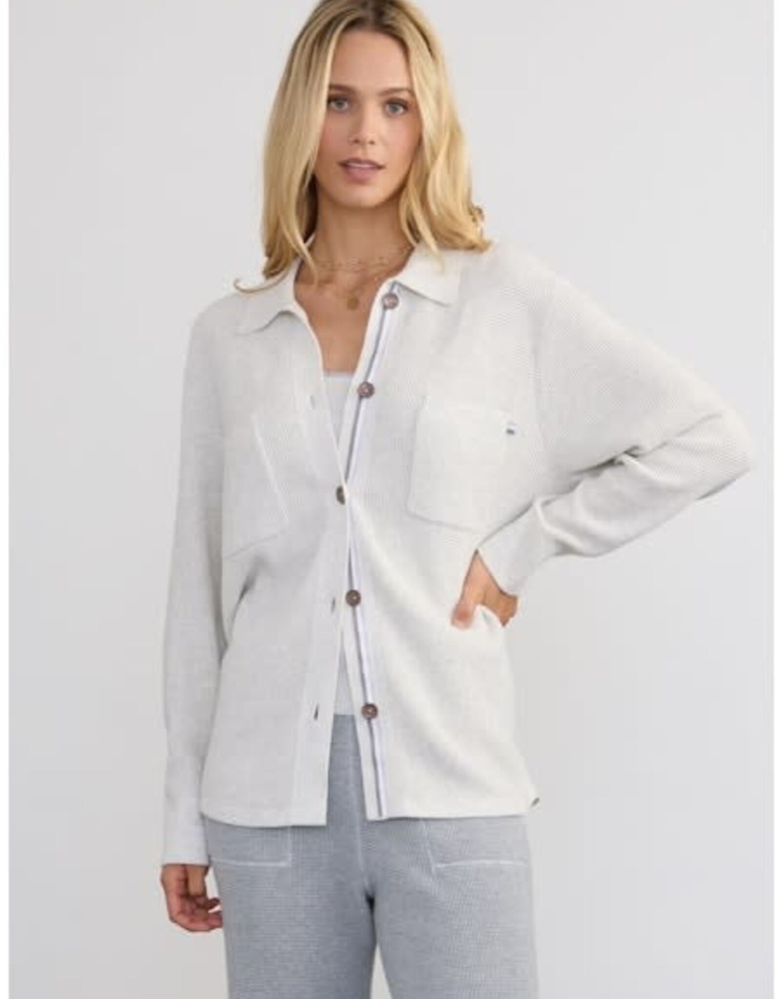 Margaret O'Leary Jamie Waffle Shacket