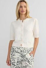 Margaret O'Leary Pleat Sleeve Cardi