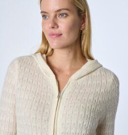 Kokun Cropped Zip Up Hoodie