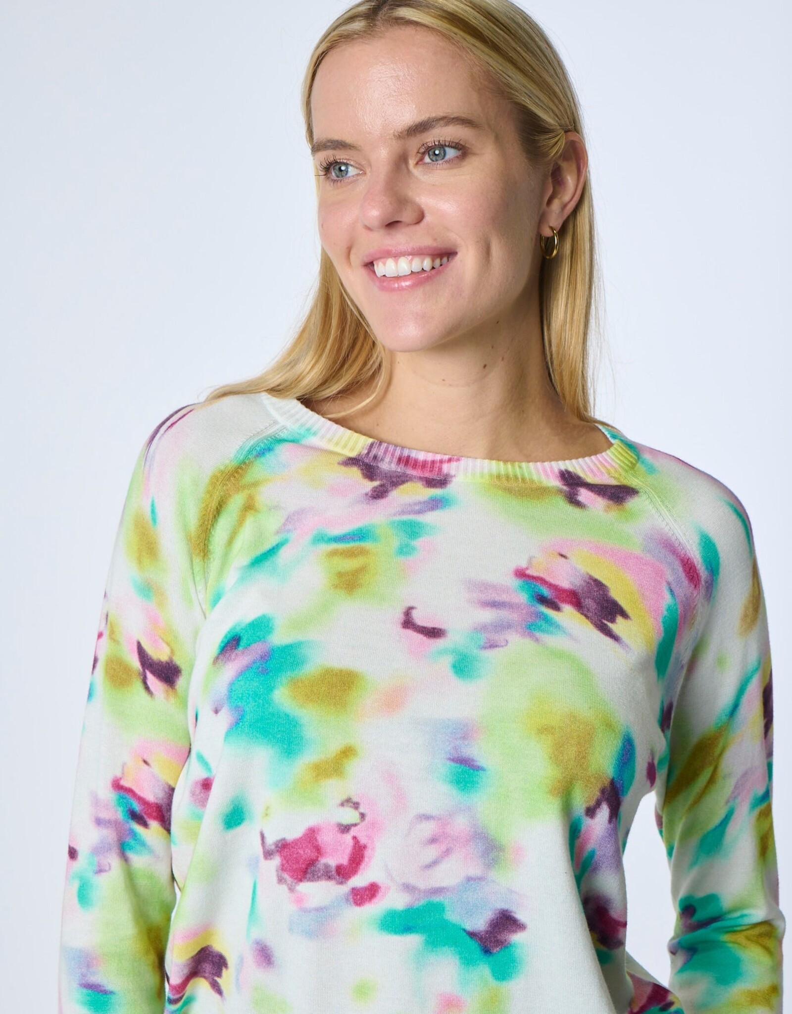 Kokun N5399 L/S Crew Tie Dye