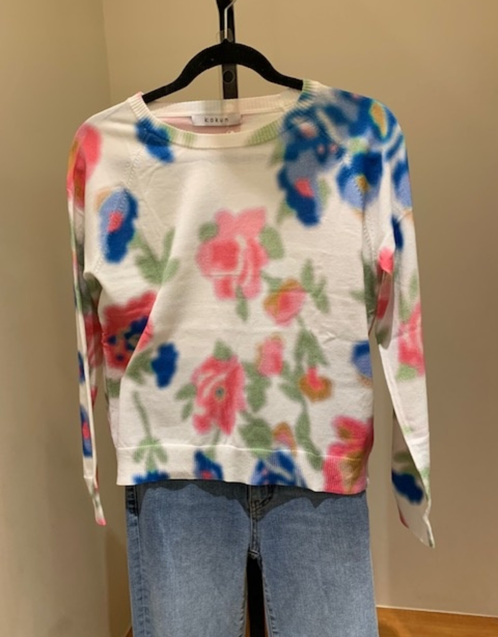 Kokun N5399 L/S Crew Tie Dye