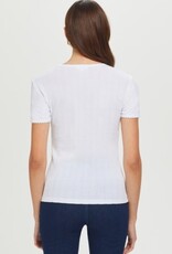 Goldie tees S/S POINTELLE TEE
