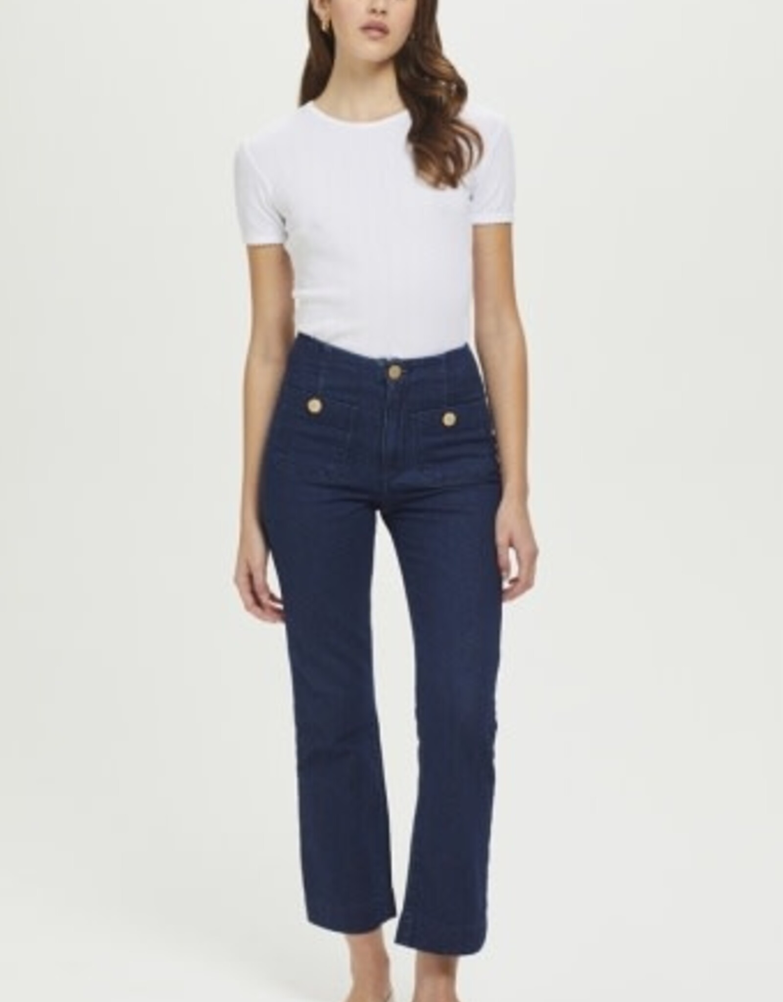 Goldie tees S/S POINTELLE TEE