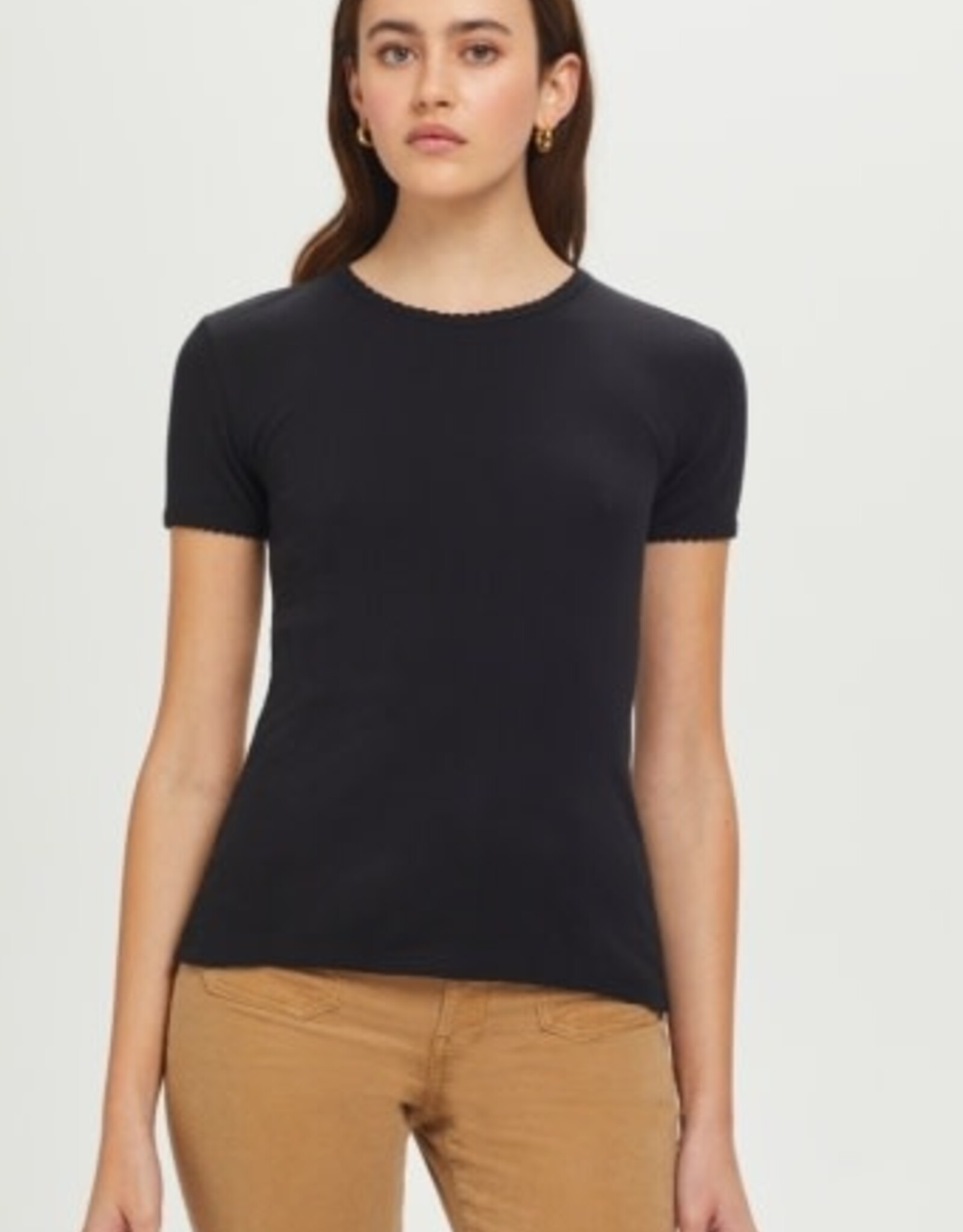 Goldie tees S/S POINTELLE TEE