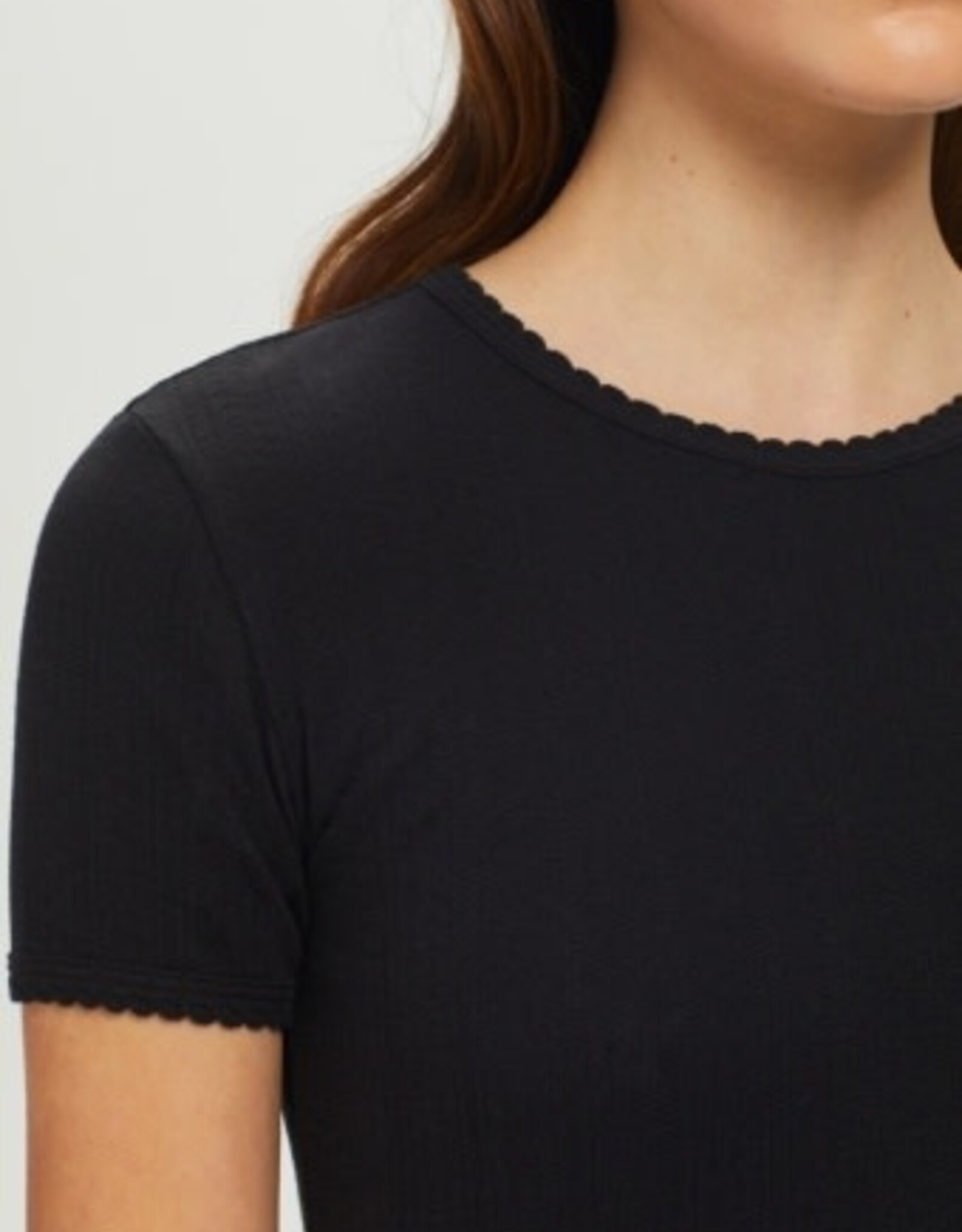 Goldie tees S/S POINTELLE TEE