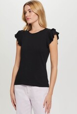 Goldie tees RUFFLE SLEEVE TEE