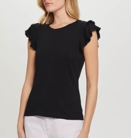 Goldie tees RUFFLE SLEEVE TEE