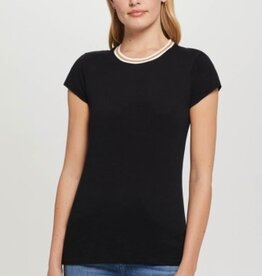 Goldie tees S/S GOLD TIPPED RINGER