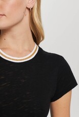Goldie tees S/S GOLD TIPPED RINGER