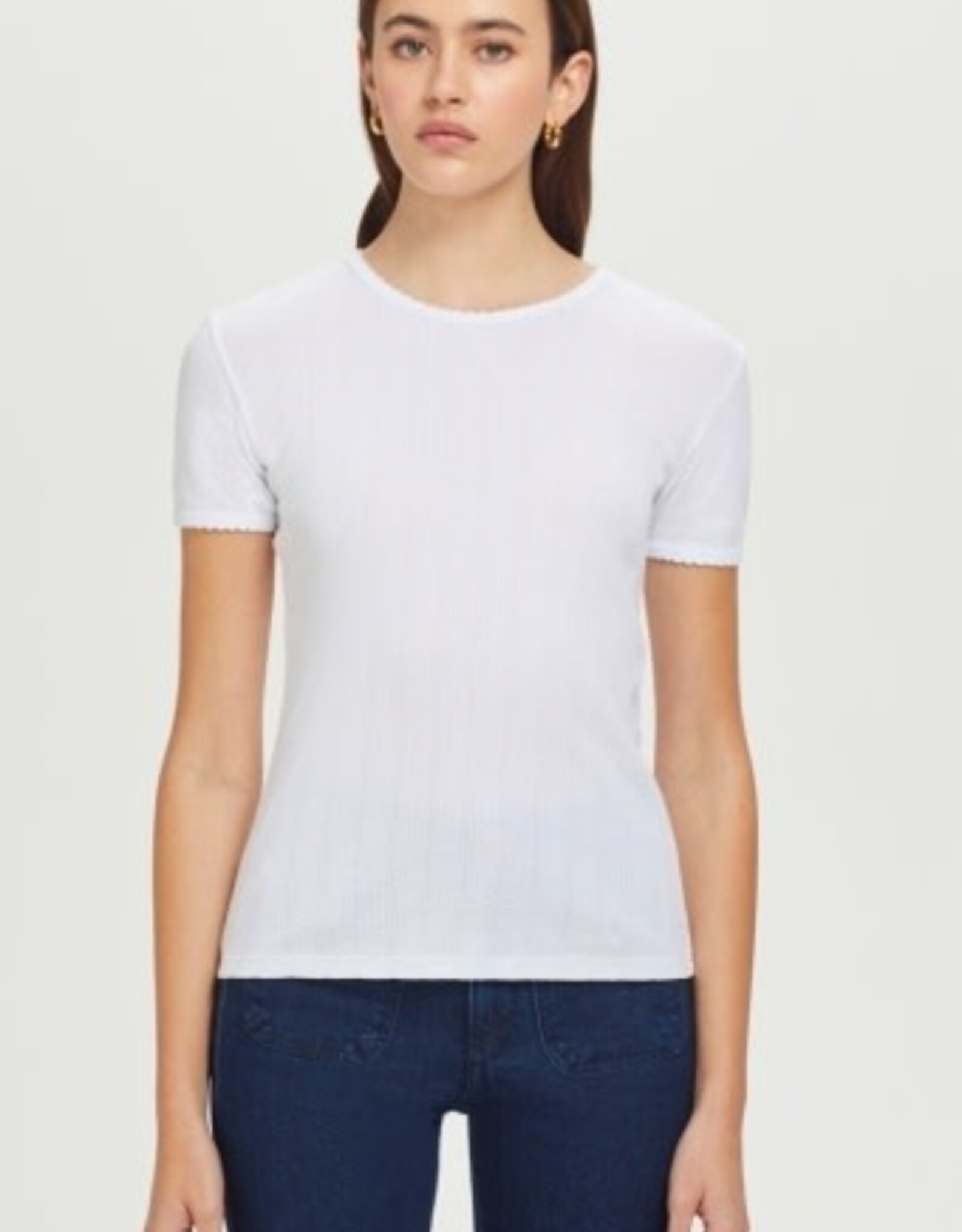 Goldie tees S/S POINTELLE TEE