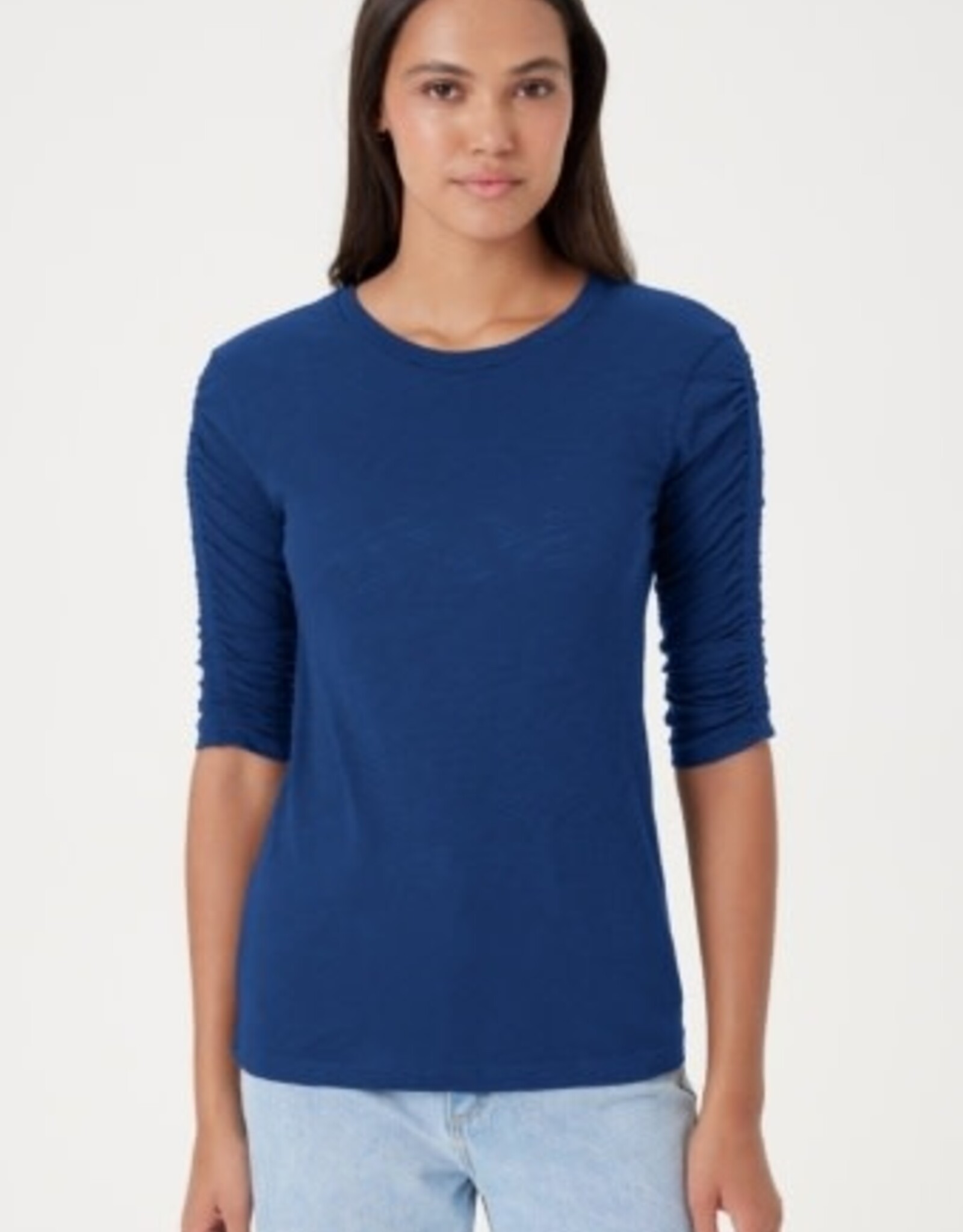 Goldie tees RUCHED SLV CREW