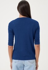 Goldie tees RUCHED SLV CREW