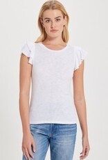 Goldie tees RUFFLE SLEEVE TEE