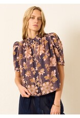 Alix of Bohemia Winn Wavy Zinnia Shirt