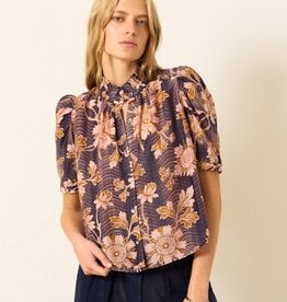 Alix of Bohemia Winn Wavy Zinnia Shirt