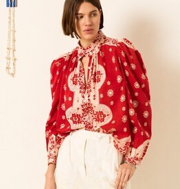 Alix of Bohemia Annabel Lava Bandana Shirt