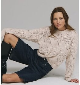 Autumn Cashmere Pointelle Crew