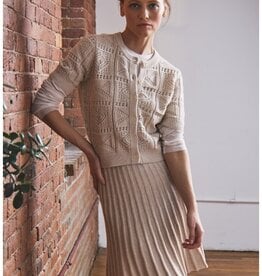 Autumn Cashmere S/S Tile Cardi