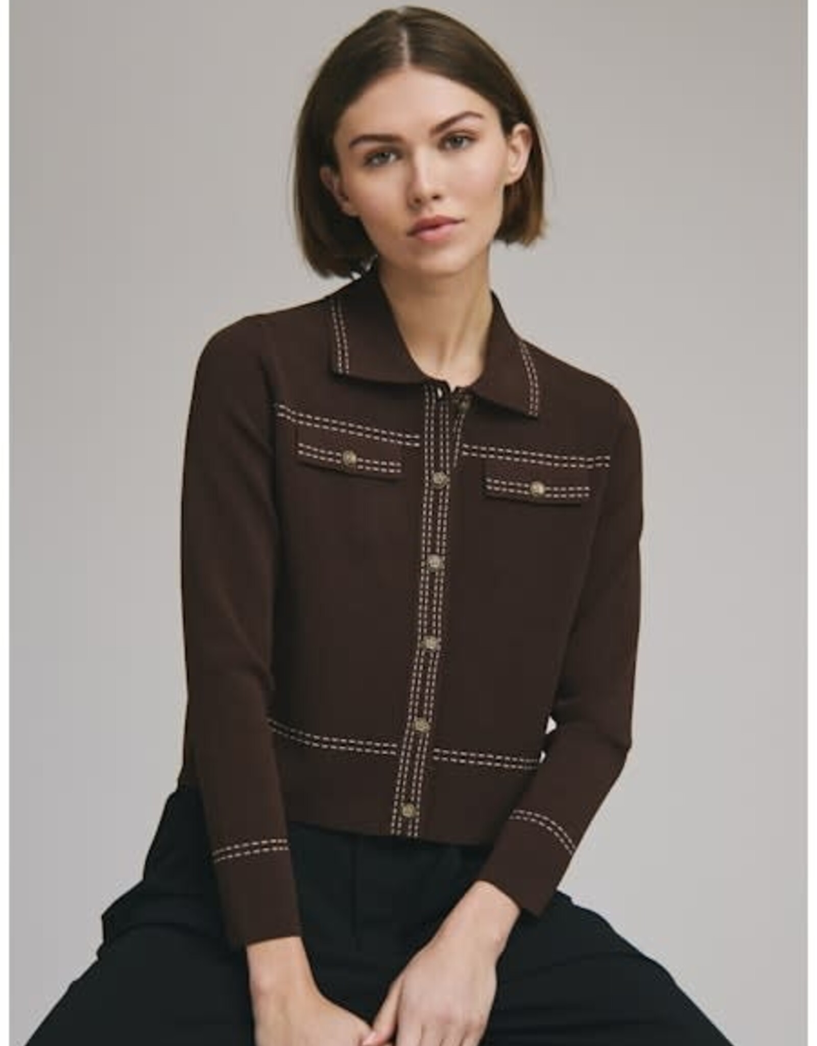 Autumn Cashmere Collared Jacket